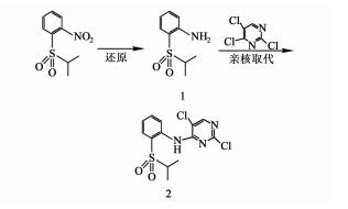 2,5-二氯-N-[2-(异丙基磺酰基)苯]嘧啶-4-胺的合成优化
